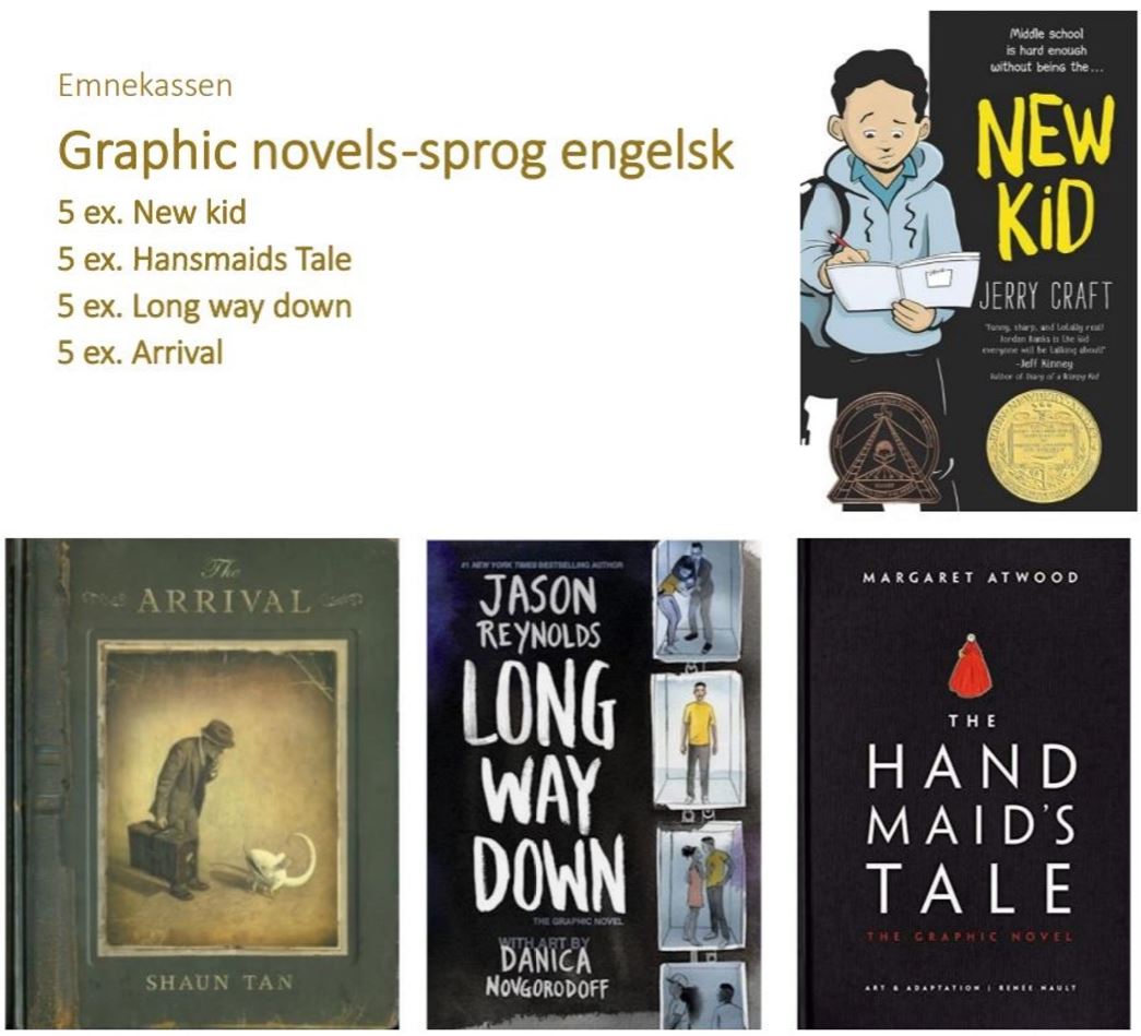 Graphic novels -sprog engelsk 