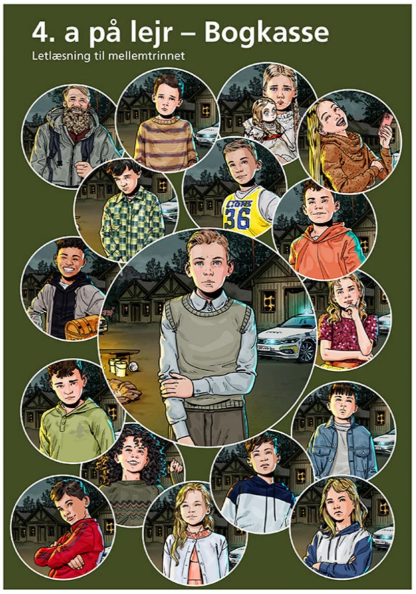 Læsekasse 4. A på lejr