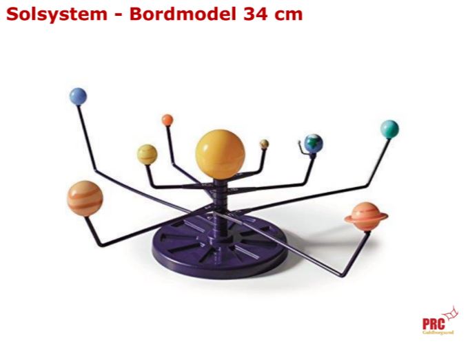 Solsystem - bordmodel 34 cm. 